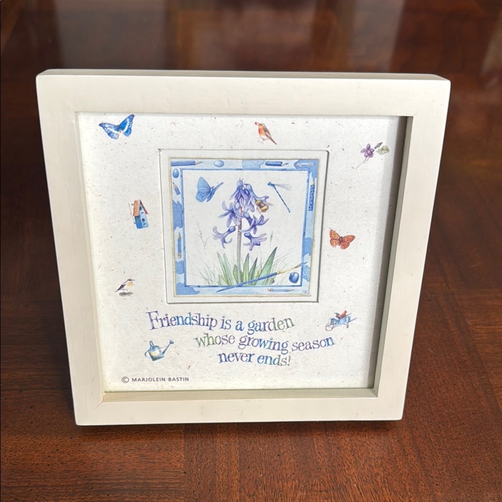 Friendship Garden Picture Frame Marjolein Bastin Nature's Sketchbook